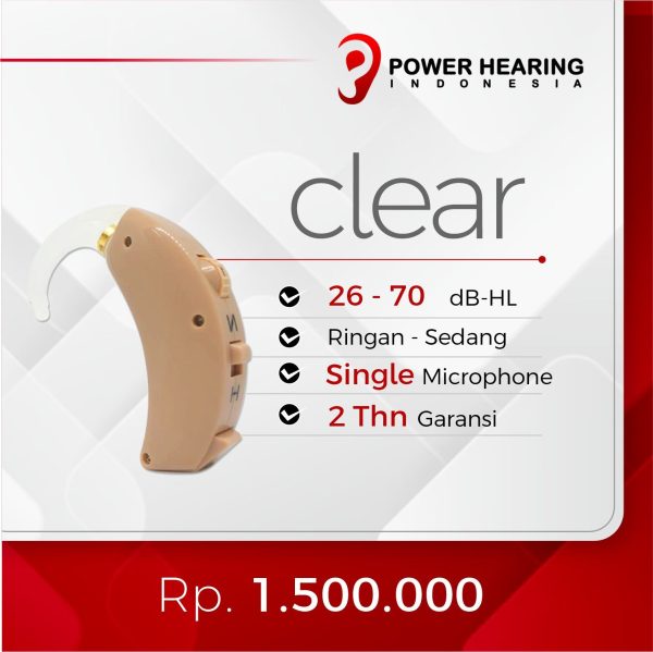 alat bantu dengar, clear, power hearing indonesia