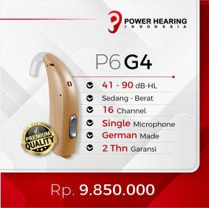 alat bantu dengar, power hearing indonesia, P6 G4