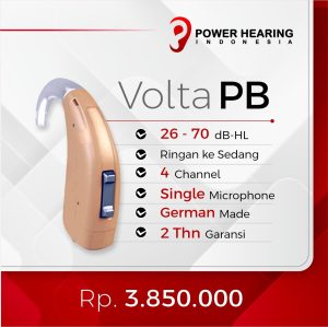 alat bantu dengar, Volta PB, power hearing indonesia
