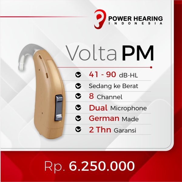 alat bantu dengar, Volta PM, power hearing indonesia